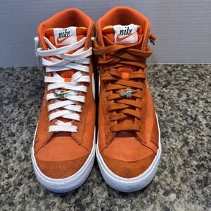 Nike‎ Blazer Mid 77 "First Use" Orange Shoes Sz 8.5